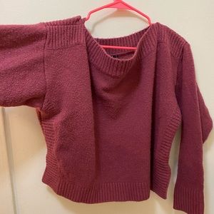 Pink off the shoulder sweater
